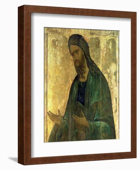 Icon of St. John the Baptist-Andrei Rublev-Framed Giclee Print