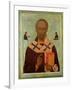 Icon of St. Nicholas, Russian School, 16th Century-null-Framed Giclee Print