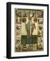 Icon of St Nicholas, Russian-null-Framed Giclee Print