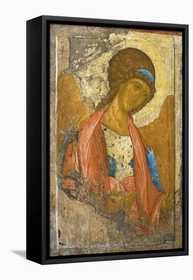 Icon of the Archangel Michael-Andrej Rublev-Framed Stretched Canvas