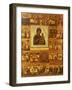 Icon of the Mother of God Tikhvinskaia, Central Russia, First Half of the 17th Century-null-Framed Giclee Print