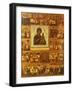 Icon of the Mother of God Tikhvinskaia, Central Russia, First Half of the 17th Century-null-Framed Giclee Print