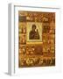 Icon of the Mother of God Tikhvinskaia, Central Russia, First Half of the 17th Century-null-Framed Giclee Print