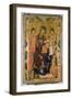 Icon of the Virgin and Child with Archangels and Prophets, 1578 (Tempera on Panel)-Longin-Framed Giclee Print