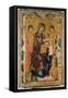 Icon of the Virgin and Child with Archangels and Prophets, 1578 (Tempera on Panel)-Longin-Framed Stretched Canvas