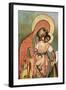 Icon of the Virgin Eleousa of Kykkos-Simon Ushakov-Framed Giclee Print