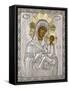 Icon of the Virgin Hodegetria-null-Framed Stretched Canvas