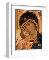 Icon (Oil on Wood Panel)-Russian-Framed Giclee Print