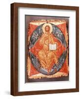 Icon (Tempera on Panel)-Andrei Rublev-Framed Giclee Print