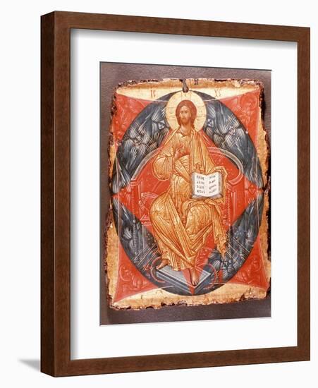 Icon (Tempera on Panel)-Andrei Rublev-Framed Giclee Print