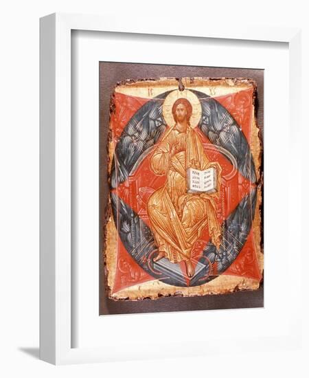 Icon (Tempera on Panel)-Andrei Rublev-Framed Giclee Print