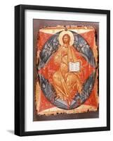 Icon (Tempera on Panel)-Andrei Rublev-Framed Giclee Print