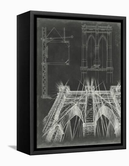 Iconic Blueprint IV-Ethan Harper-Framed Stretched Canvas