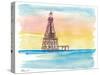 Iconic Lighthouse Marathon Florida Keys-M. Bleichner-Stretched Canvas