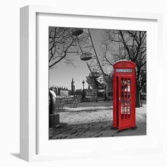 Iconic London I-null-Framed Art Print