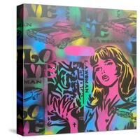 Iconic Love-Abstract Graffiti-Stretched Canvas