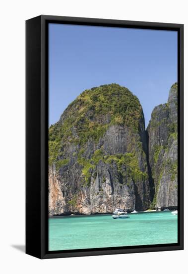 Iconic Rock Formation at Koh Phi Phi Leh, Andaman Sea, Thailand-Harry Marx-Framed Stretched Canvas