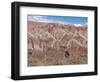 Iconic rock formation Serrania de Hornocal in the Quebrada de Humahuaca canyon, a , Argentina-Martin Zwick-Framed Photographic Print