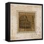 Iconic Stamps III Square-Marco Fabiano-Framed Stretched Canvas