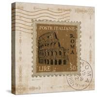 Iconic Stamps III Square-Marco Fabiano-Stretched Canvas