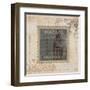 Iconic Stamps IV Square-Marco Fabiano-Framed Art Print