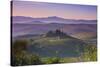 Iconic Tuscan Farmhouse, Val D' Orcia, UNESCO World Heritage Site, Tuscany, Italy, Europe-Doug Pearson-Stretched Canvas