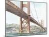 Iconic Watercolor Bridge III-Ethan Harper-Mounted Art Print