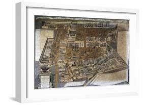 Iconographic Projection of Arsenal in Venice-null-Framed Giclee Print