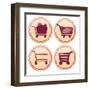 Iconography-larJoka-Framed Art Print