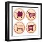 Iconography-larJoka-Framed Art Print