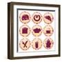 Iconography-larJoka-Framed Art Print