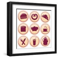 Iconography-larJoka-Framed Art Print