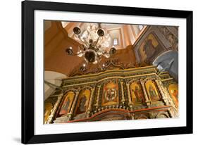 Iconostasis inside St. Basil's Cathedral, UNESCO World Heritage Site, Moscow, Russia, Europe-Miles Ertman-Framed Photographic Print