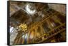 Iconostasis inside the Assumption Cathedral, the Kremlin, UNESCO World Heritage Site, Moscow, Russi-Miles Ertman-Framed Stretched Canvas