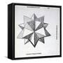 Icosaedron Elevatum Solidum, Illustration from 'Divina Proportione' by Luca Pacioli…-Leonardo da Vinci-Framed Stretched Canvas