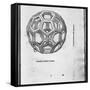 Icosahedron, from "De Divina Proportione" by Luca Pacioli, Published 1509, Venice-Leonardo da Vinci-Framed Stretched Canvas