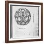 Icosahedron, from "De Divina Proportione" by Luca Pacioli, Published 1509, Venice-Leonardo da Vinci-Framed Giclee Print