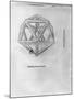 Icosahedron, from "De Divina Proportione" by Luca Pacioli, Published 1509, Venice-Leonardo da Vinci-Mounted Giclee Print