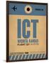 ICT Wichita Luggage Tag I-NaxArt-Framed Art Print