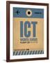 ICT Wichita Luggage Tag I-NaxArt-Framed Art Print