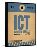 ICT Wichita Luggage Tag I-NaxArt-Framed Stretched Canvas