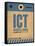 ICT Wichita Luggage Tag I-NaxArt-Framed Stretched Canvas