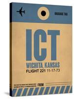 ICT Wichita Luggage Tag I-NaxArt-Stretched Canvas