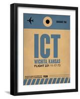 ICT Wichita Luggage Tag I-NaxArt-Framed Art Print