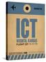 ICT Wichita Luggage Tag I-NaxArt-Stretched Canvas