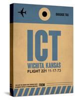 ICT Wichita Luggage Tag I-NaxArt-Stretched Canvas