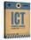 ICT Wichita Luggage Tag I-NaxArt-Stretched Canvas