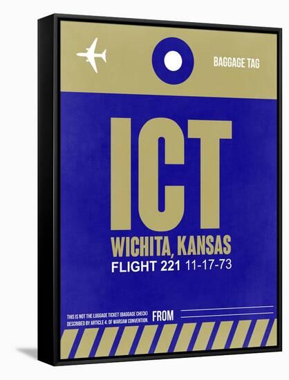 ICT Wichita Luggage Tag II-NaxArt-Framed Stretched Canvas