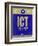 ICT Wichita Luggage Tag II-NaxArt-Framed Art Print