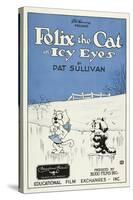 Icy Eyes, Peaches, Felix the Cat on US poster art, 1927-null-Stretched Canvas